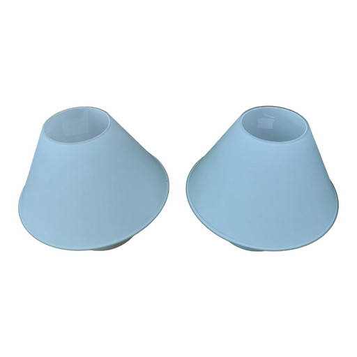 2 x Glashütte Limburg mushroom tafellamp 