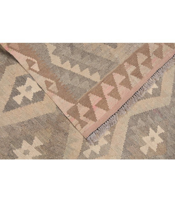 Image 1 of 202x151 cm Handgefertigter natürlicher Kelim Wollteppich