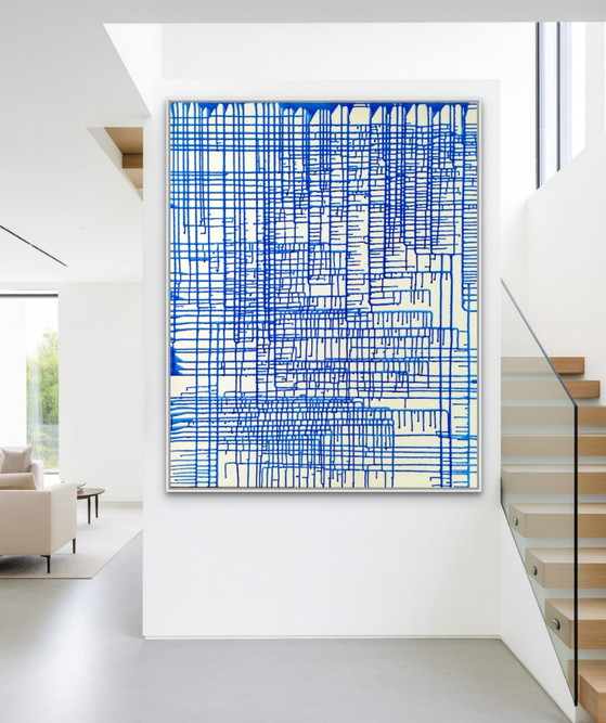 Image 1 of Natia Antadze Composizione astratta Blu XXL