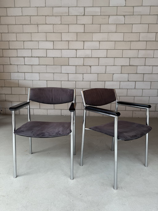 4x Gijs van der Sluis armchair