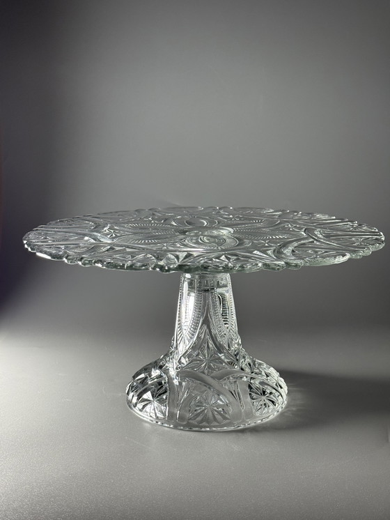 Image 1 of Val Saint Lambert - Alzata per torte - "LUCRÉCE" - 1913