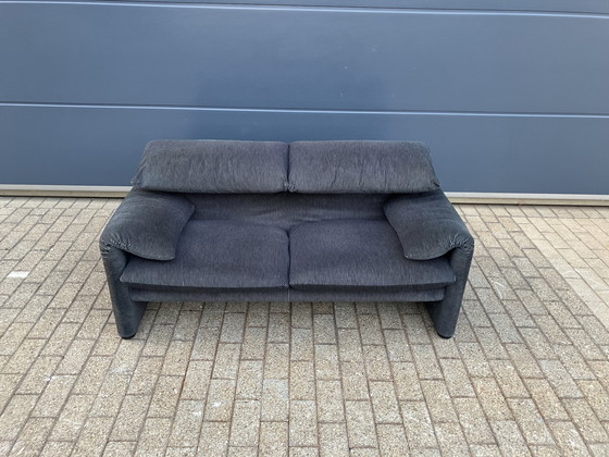 Image 1 of Cassina Maralunga 2 posti, tessuto originale ribble Top condition!!!