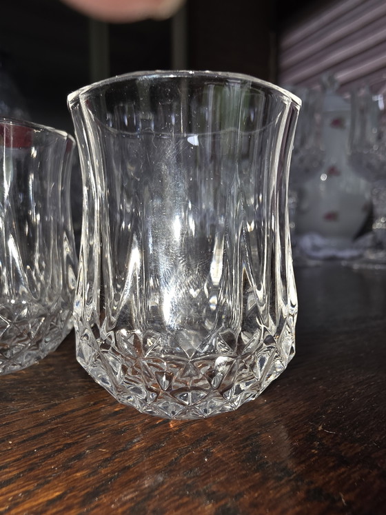 Image 1 of 2st likeurglaasje "longchamp" Cristal d'Arque