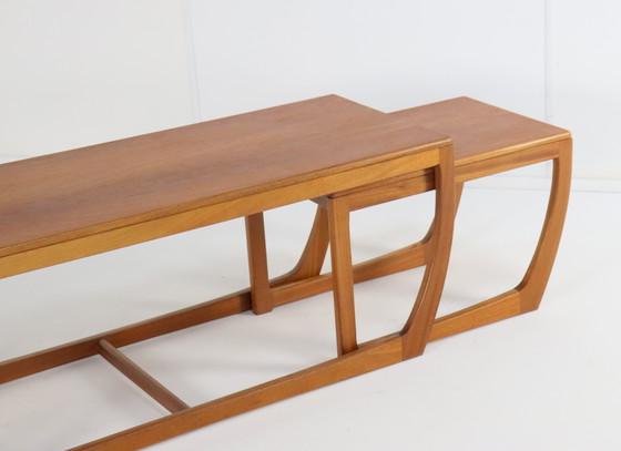 Image 1 of Beithcraft Table basse avec 2 tables gigognes 'Ratho' Vintage