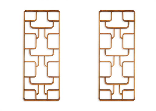 Ludvik Volak. Coppia di mensole o divisorio. Anni '60-'70.