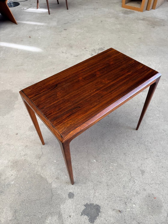 CFC Silkeborg rosewood Side table, Johannes Andersen (stock: 2) (photo 6 of 12)