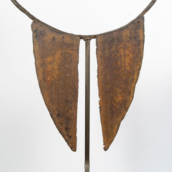 Chaise sculpture de Jean-Jacques Argueyrolles, France, années 1990 – Chaises & fauteuils, Gold, Iron (photo 7 of 11)
