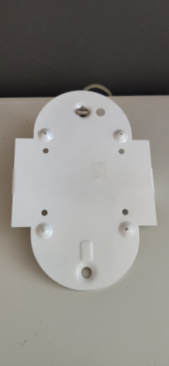 Image 1 of Vintage Vetri Murano Wandlamp, Hollywood Regency Stijl, Gelaagd Opaalglas met Messing, Jaren '70