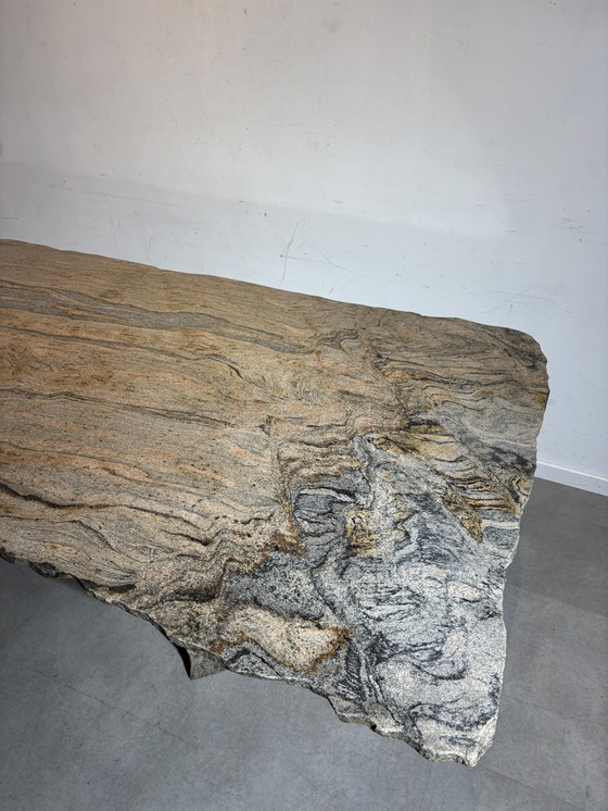 Image 1 of Vintage Quartzite Marble Dining Table
