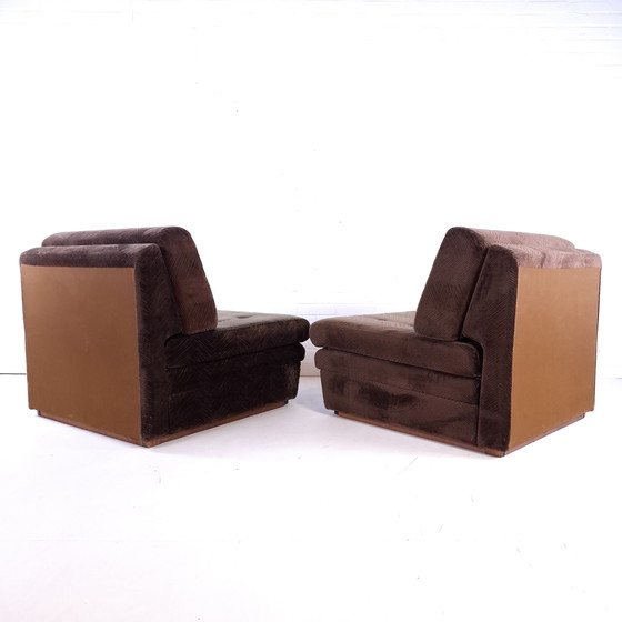 Image 1 of 2 fauteuils-lits vintage