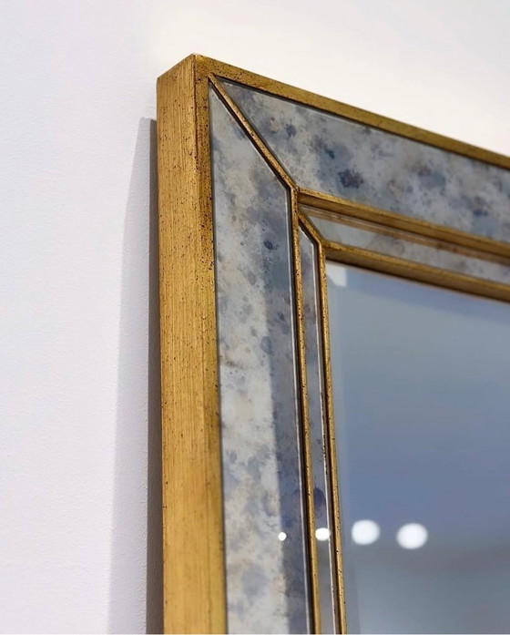 Image 1 of XXL vintage spiegel