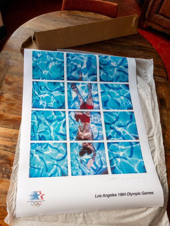 Image 1 of Tuffatore in piscina - David HOCKNEY 1984 - Poster 70 × 100 cm