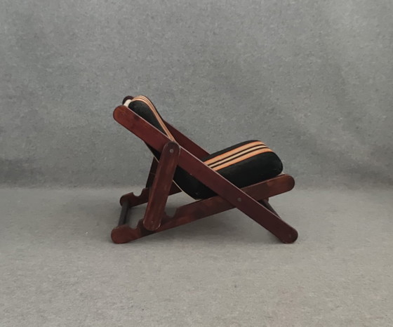 Image 1 of CHAISE MID CENTURY DANISH DESIGN 60s TEAK VINTAGE RETRO