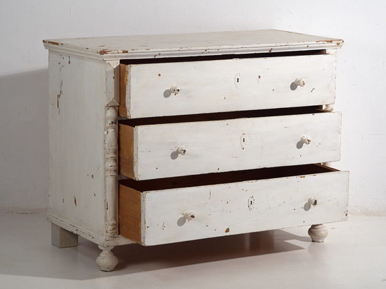 Antique white chest of drawers (c.1920) #48 (photo 29 of 40)