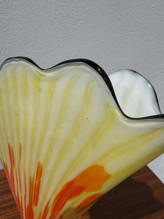 Image 1 of Franz Welz Art Deco Fan Vase