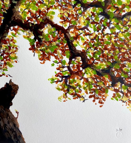 Green Fighting Brown – Schilderijen & Tekeningen, Paper (photo 7 of 7)