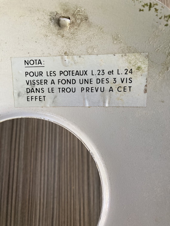 Image 1 of Lampe boule de lampadaire de rue en plastique dur rénové et modernisé en lampe d’intérieur design 