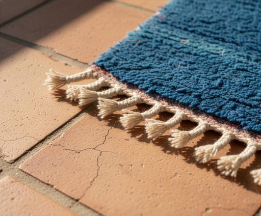 Kleurrijk handgemaakt Marokkaans tapijt 250 cm x 150 cm