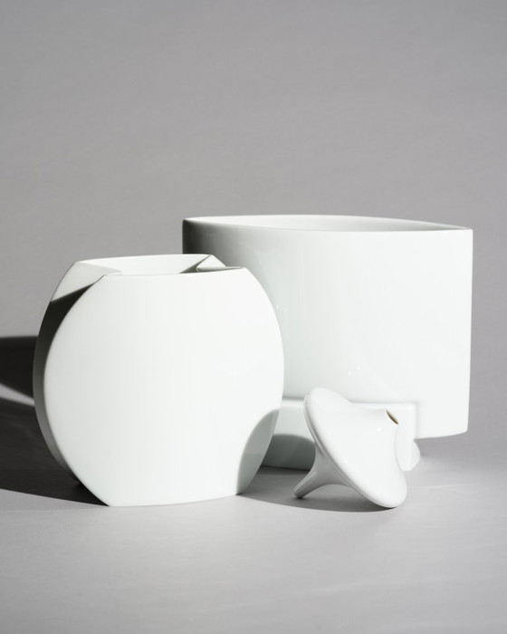 Image 1 of Rosenthal Porcelain Vase Trio Michael Boehm, Jan van der Vaart & Harry + Camilla