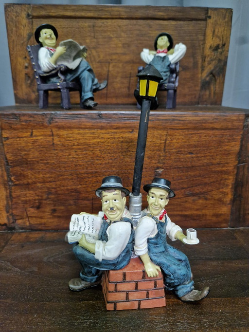Laurel and Hardey figurines