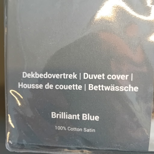 Auping Dekbedovertrek Brilliant Blue Satijn 140 x 220 cm