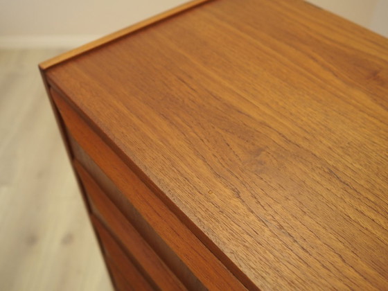 Danish teak tallboy chest of drawers from the 1960s – Wood (photo 10 of 11)