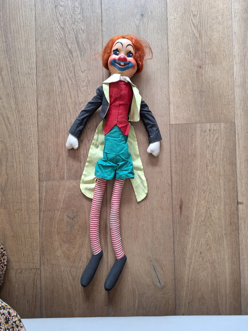 Muñeco de payaso de paja. – decoratieve objecten, Other, Textile