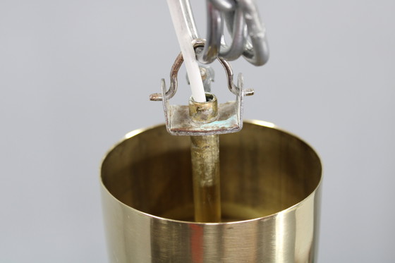 Image 1 of 1970er Keramik-Tischlampe von Axella mit Lampenschirm aus Stoff, Dänemark