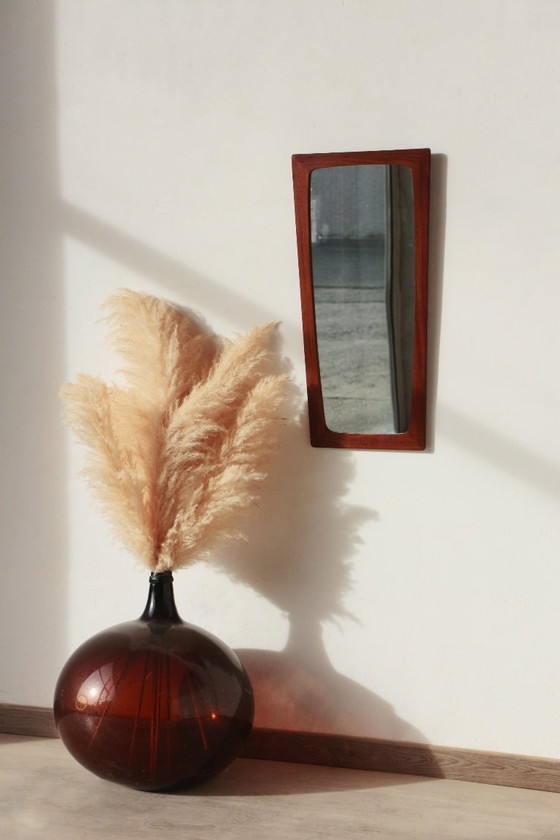 Image 1 of Rectangular teak mirror - Vintage - 03.05.24.02