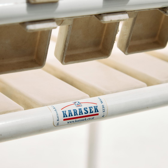 Image 1 of MK10930 Oostenrijkse stapelbare tuinstoel van Karasek