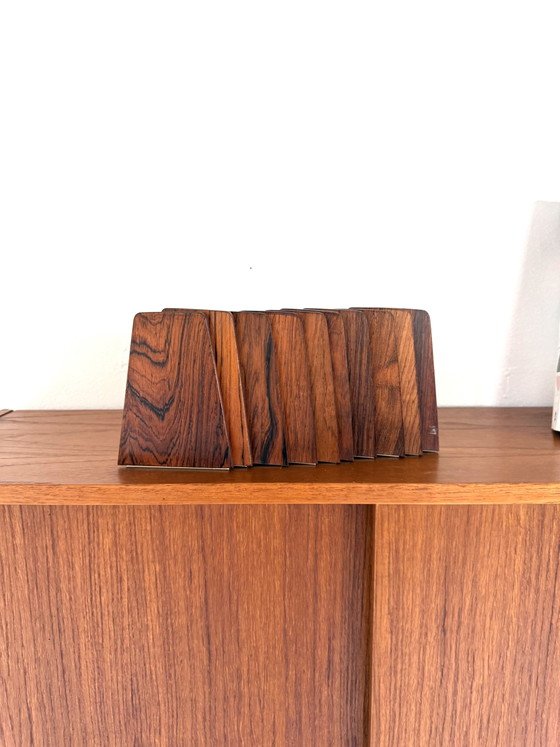 10 fermalibri vintage in palissandro, Kai Kristiansen '60 – Librerie, Wood, Metal (photo 3 of 5)