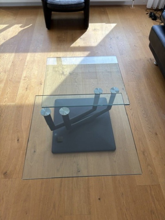 Table basse en verre réglable – Tables basses, Glass, Metal (photo 20 of 30)