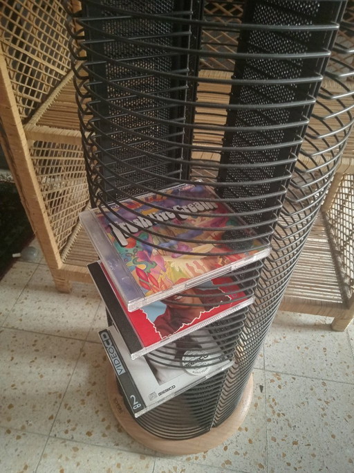 CD rack - TECHPOINT - for hundreds of CDs. Also serves as a plant table.