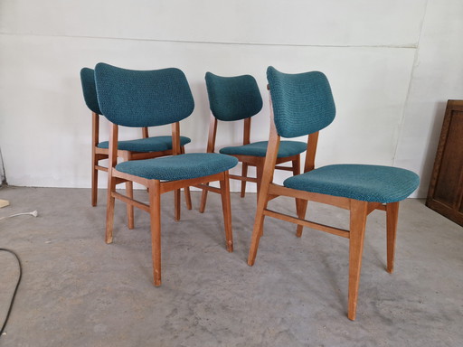 4 vintage dining room chairs