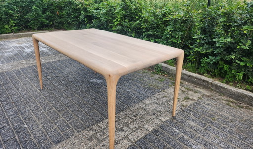 Artisan - Latus Esstisch 160 cm - Eiche weiß (2x) Ausstellungsmodell)
