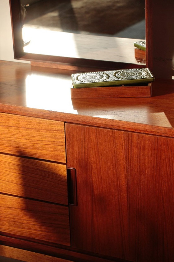 Image 1 of Restored Vintage Teak Dressing Table from the 1960s