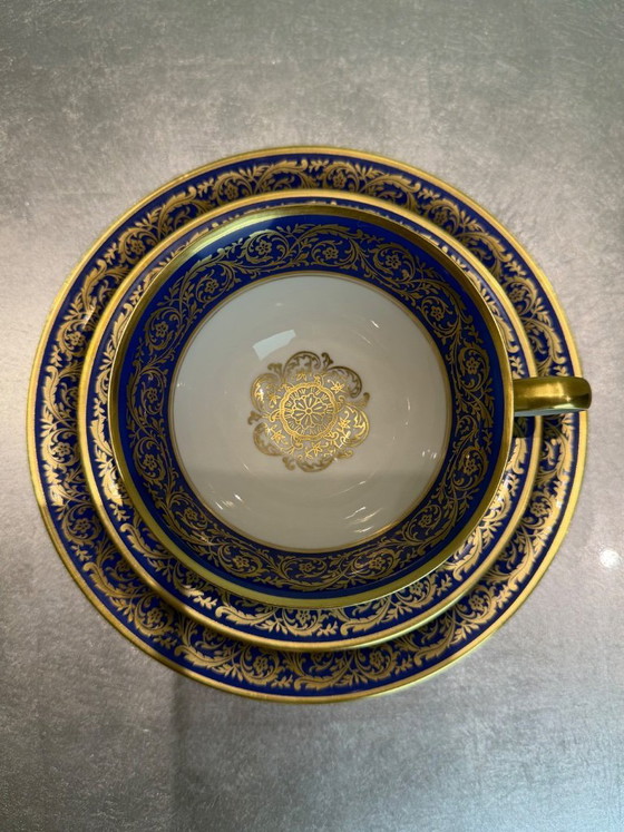 Original Tirschenreuth Bavaria Germany – Decor 943/2 – Shape 1300 – Real Cobalt – Gold Decor – Tea/Coffee (photo 3 of 10)