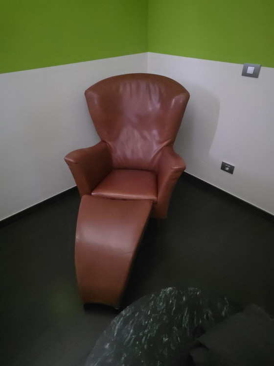 Fauteuil à roulettes Montis avec repose-pieds – Leather (photo 5 of 5)