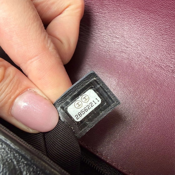 Chanel reversed chevron flap bag – Bolsos de hombro, Cuero (photo 15 of 16)