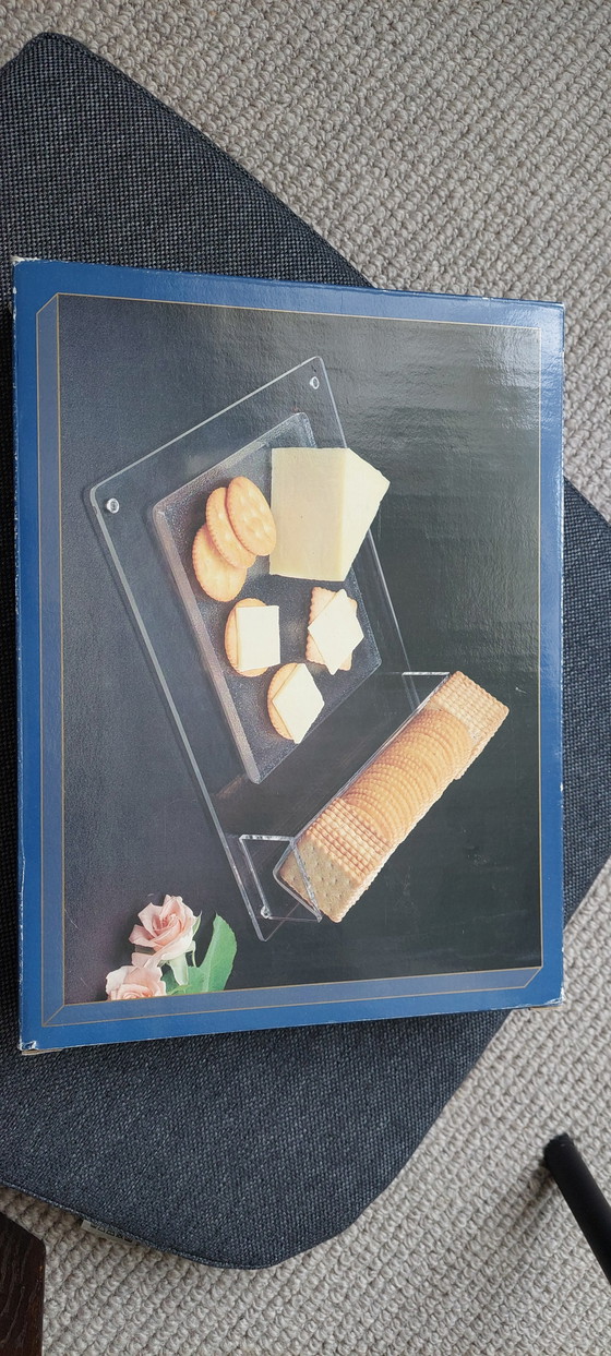 Image 1 of Plateau de fromages de luxe Vintage PTT Pays-Bas