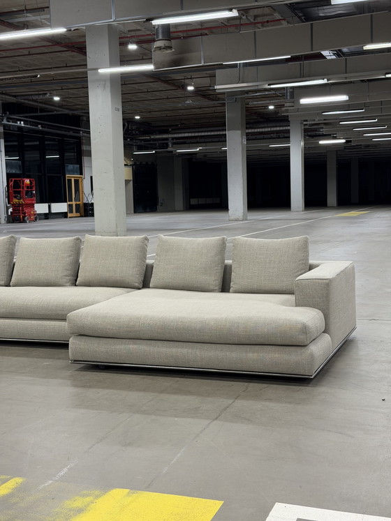 Sofá esquinero Minotti Hamilton – Sofás esquineros, Metal, Textile (photo 2 of 15)