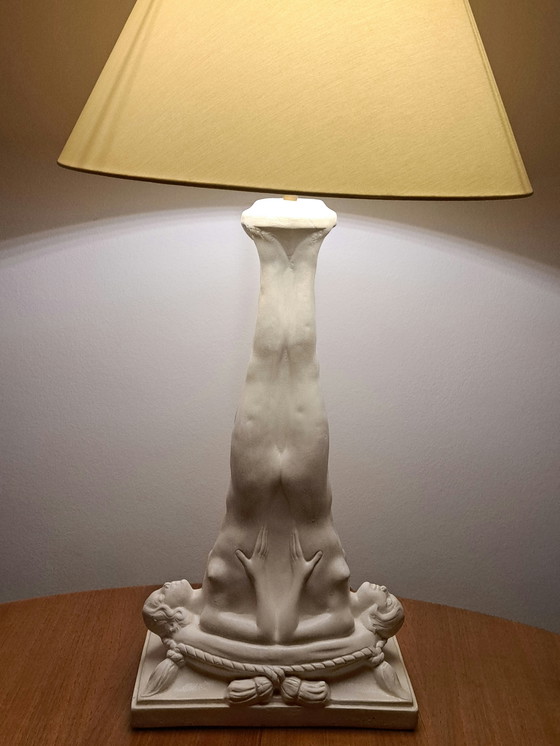 Image 1 of Lampe de table sculpturale rare Art Déco / Milieu du XXe siècle – Excellent état