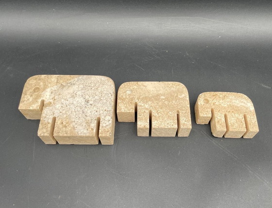 Image 1 of Olifantentravertin Vintage, Fratelli Manelli, 1970