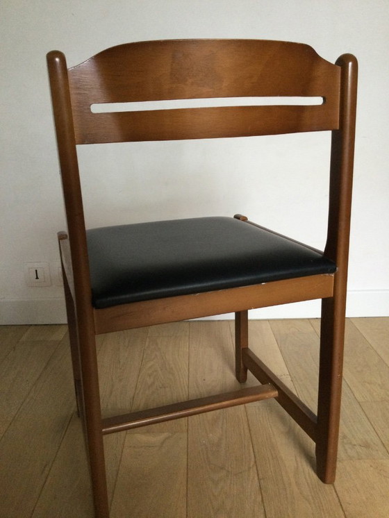 Image 1 of 1950s wooden chair – minimalist design