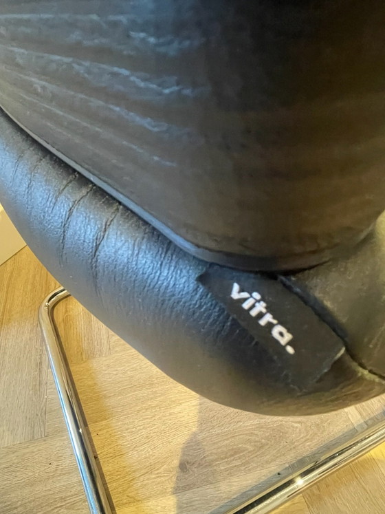Vitra chairs (6 pieces), Chairs and lounge chairs, Leather, Metal, Black (photo 4 of 5)