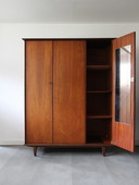 Armadio vintage impiallacciato in teak