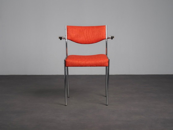 Set of 4 Modernist Dining Chairs by Thereca, Netherlands, 1960s – Textile (photo 3 of 12)