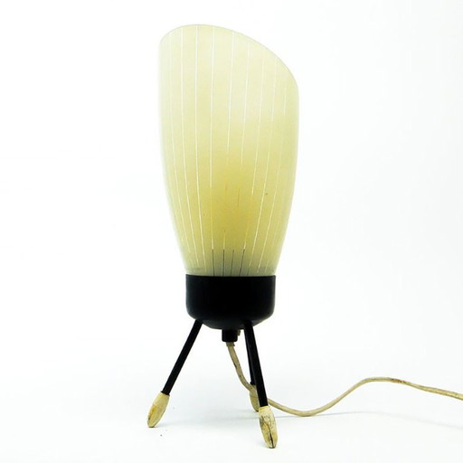 Pop Art Glass Bedside Lamp, Poland, 1960s – tafellampen, Metal (photo 2 of 8)