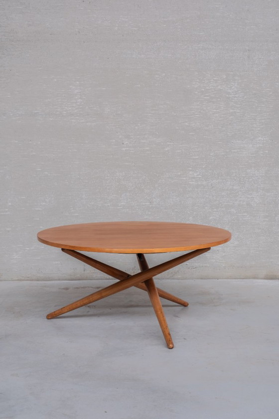 Image 1 of Seltener, verstellbarer Movex-Tisch von Jürg Bally, frühe 1950er Jahre