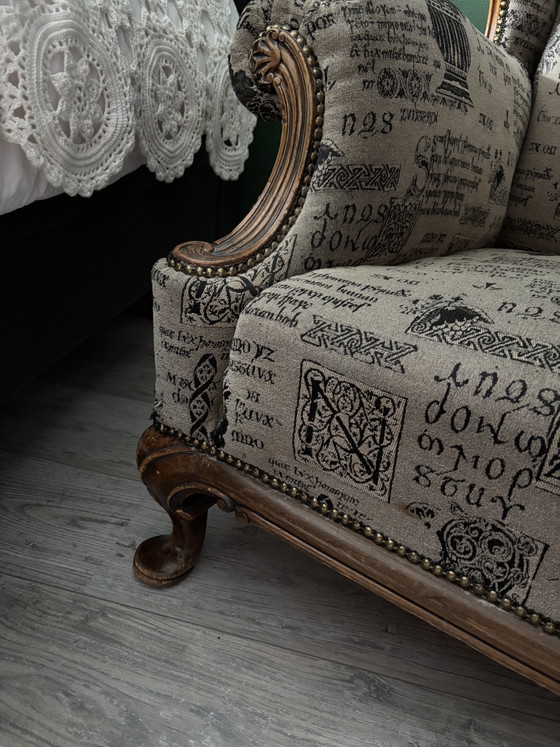 Poltrona Vintage – Poltrone, Wood, Textile (photo 5 of 5)